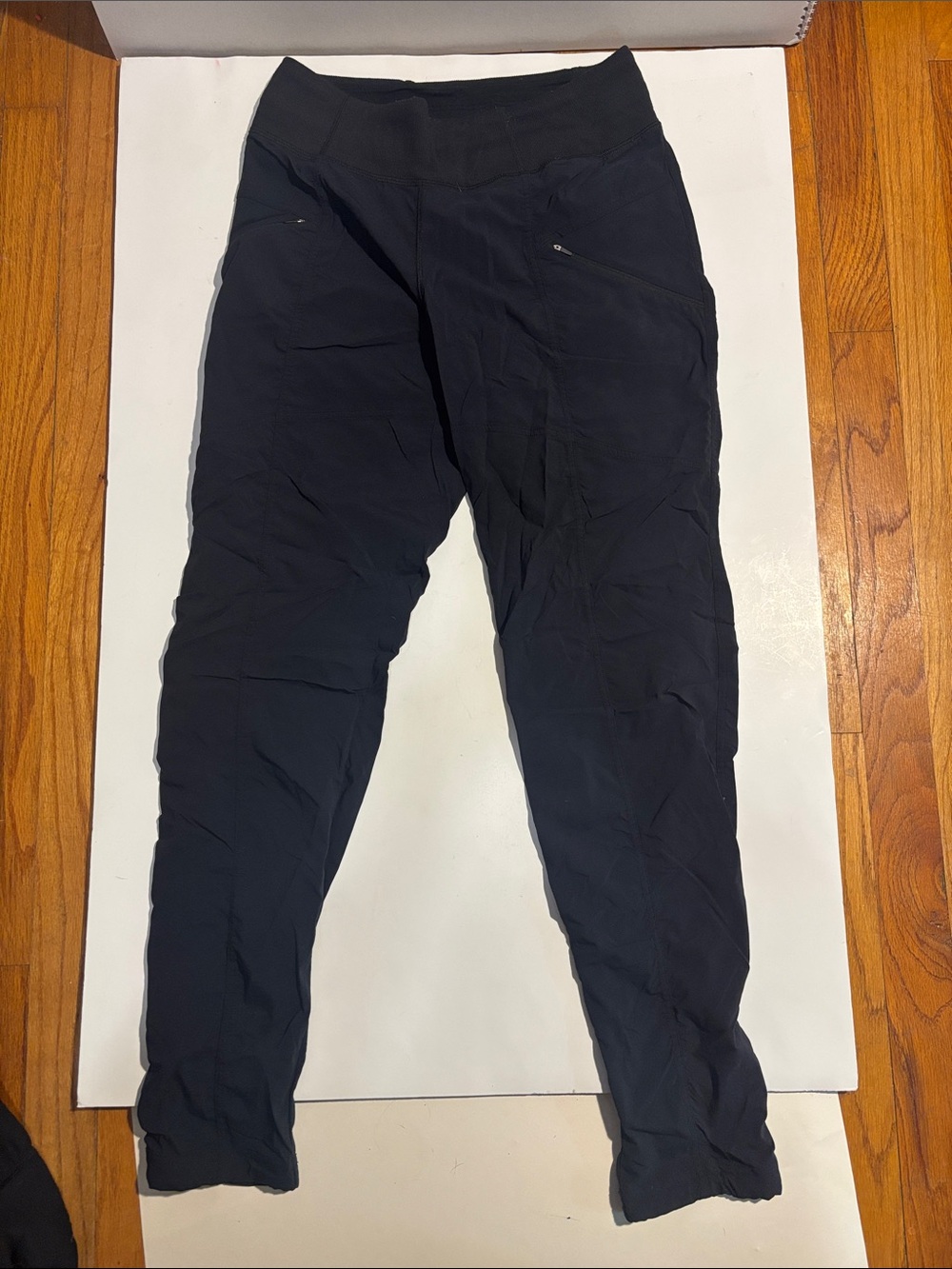 Prana Black Active performance Pants with Zip Pockets